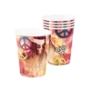 Boland 6 Gobelets Hippie -FETE EN FOLIE Soldes 6 gobelets hippie