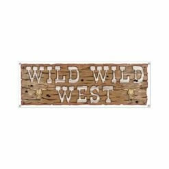 Bannière Wild West 1m50