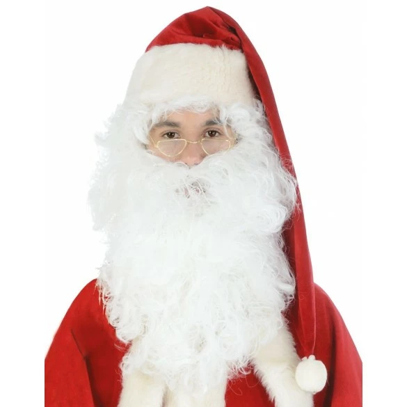 Barbe Père Noël Blanche 3 Barbe Père Noël Blanche