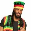 Bonnet Rasta Avec Dread -FETE EN FOLIE Soldes bonnet rasta avec dread