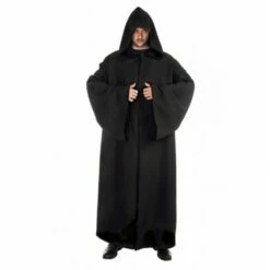 Cape Jedi Noire -FETE EN FOLIE Soldes cape jedi noire 1
