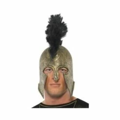 Smiffys Casque Latex Achille Noir