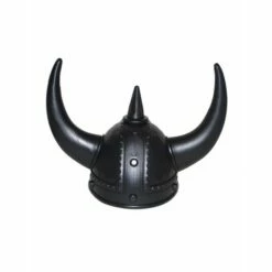 FUNNY FASHION Casque Viking Noir