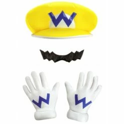 Casquette, Moustache Et Gants Wario Officiel