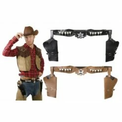 Boland Ceinture De Cowboy 2 Holsters -FETE EN FOLIE Soldes ceinture de cowboy 2 holsters 3