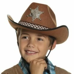 Boland Chapeau Cowboy Sheriff Junior Marron
