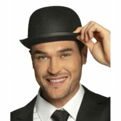 Boland Chapeau Feutre Melon Noir