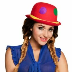 Boland Chapeau Melon De Clown Rouge