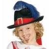 Chapeau Mousquetaire Enfant -FETE EN FOLIE Soldes chapeau mousquetaire enfant