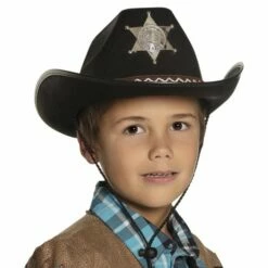 Boland Chapeau Cowboy Sheriff Junior Noir