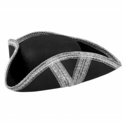 Boland Chapeau Tricorne Pirate Noir Et Argent -FETE EN FOLIE Soldes chapeau tricorne pirate noir et argent 2