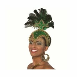 Coiffe Brésilienne Deluxe Verte