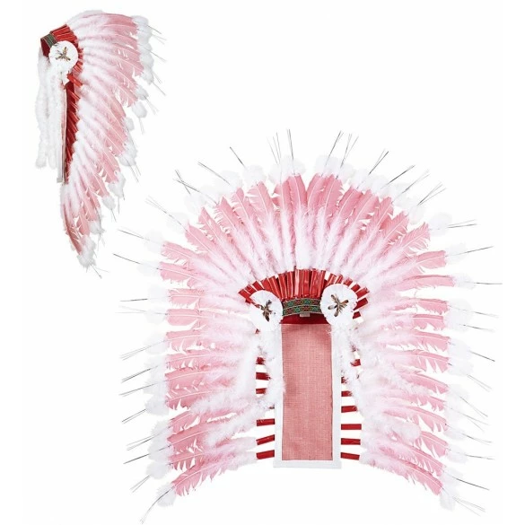 Coiffe Indien De Luxe Avec Marabout 4 Coiffe Indien De Luxe Avec Marabout – Image 2