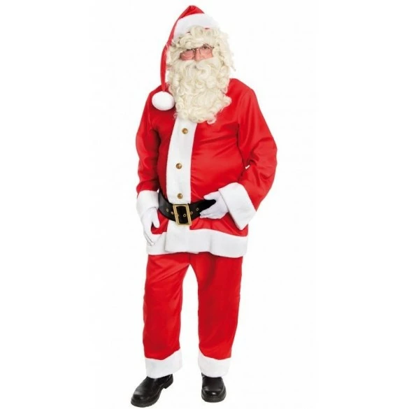 Costume Père Noël Américain Gabardine 3 Costume Père Noël Américain Gabardine