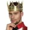 Boland Couronne De Roi Plastique Or Luxe -FETE EN FOLIE Soldes couronne de roi plastique or luxe