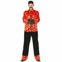 Déguisement Chinois Rouge