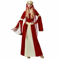 Déguisement Dame Médiévale Rouge