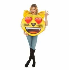 Déguisement Emoji Chat Coeur