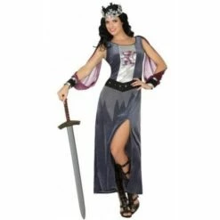 Déguisement Femme Médiévale Grise