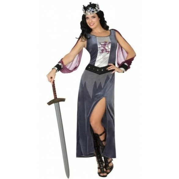 Déguisement Femme Médiévale Grise 3 Déguisement Femme Médiévale Grise