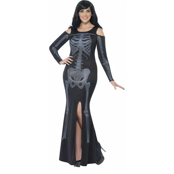 Smiffys Déguisement Femme Squelette Grande Taille 3 Smiffys Déguisement Femme Squelette Grande Taille