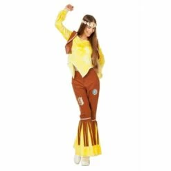 Déguisement Hippie Pour Femme Jaune