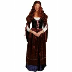 Déguisement Jeune Femme Médiévale Deluxe