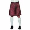Boland Déguisement Kilt écossais Tartan Rouge 2 Boland Déguisement Kilt écossais Tartan Rouge -FETE EN FOLIE Soldes deguisement kilt ecossais tartan rouge