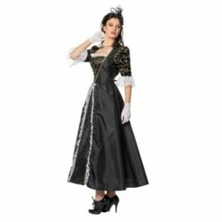 Déguisement Marquise Noir 8 Déguisement Marquise Noir -FETE EN FOLIE Soldes deguisement marquise noir 2