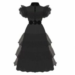 Déguisement Mercredi Adams Robe De Bal