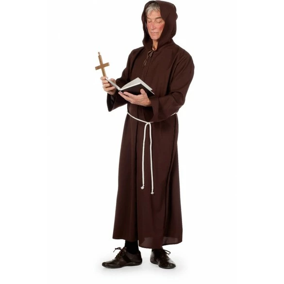 Déguisement Moine Grande Taille 4 Déguisement Moine Grande Taille – Image 2