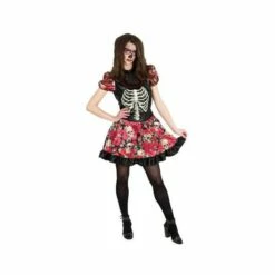 Devant -FETE EN FOLIE Soldes deguisement robe day of the dead 1