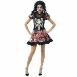 Devant 25 Déguisement Robe Mexicaine Day Of The Dead