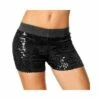 Déguisement Short Sequin Noir 2 Déguisement Short Sequin Noir -FETE EN FOLIE Soldes deguisement short sequin noir