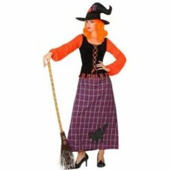 Déguisement Sorcière à Carreaux
