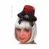 Mini Chapeau Burlesque Rouge -FETE EN FOLIE Soldes mini chapeau burlesque rouge