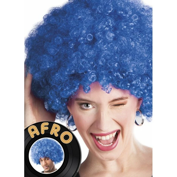 Boland Perruque Afro Bleu 3 Boland Perruque Afro Bleu