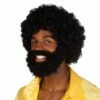 Boland Perruque Afro Bouclée Avec Barbe 2 Boland Perruque Afro Bouclée Avec Barbe -FETE EN FOLIE Soldes perruque afro bouclee avec barbe