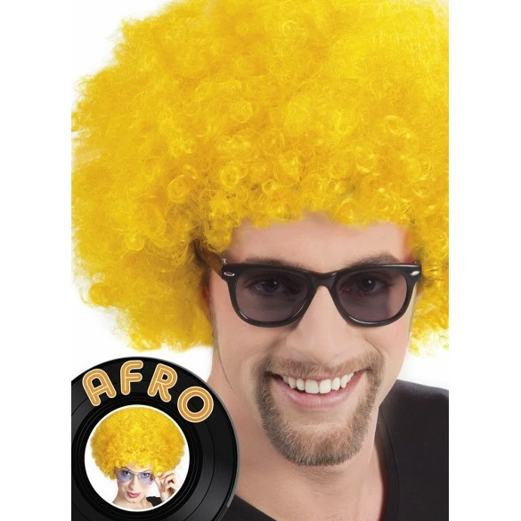Boland Perruque Afro Jaune 3 Boland Perruque Afro Jaune