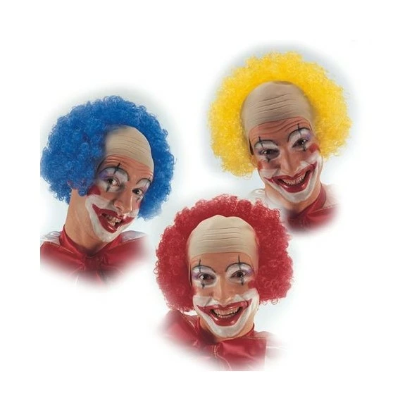 Perruque Crane De Clown Avec Cheveux 3 Perruque Crane De Clown Avec Cheveux