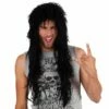 Smiffys Perruque Hard Rock Noire -FETE EN FOLIE Soldes perruque hard rock noire
