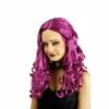 Perruque Femme Ondulée Magenta -FETE EN FOLIE Soldes perruque joy magenta