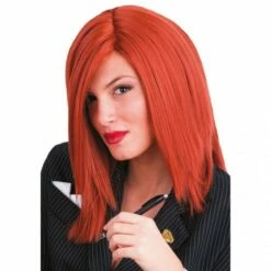 Perruque Longue Rousse
