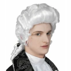 Boland Perruque Marquis Baroque Blanche -FETE EN FOLIE Soldes perruque marquis 4