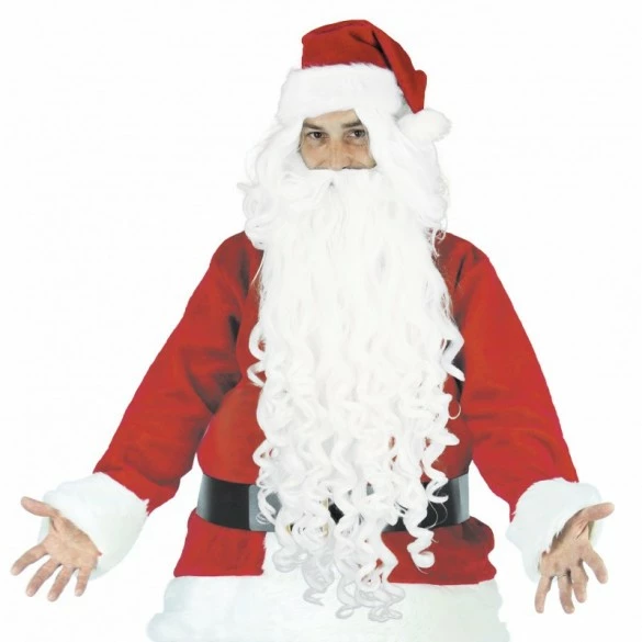 Perruque Père Noël + Barbe Extra Longue 3 Perruque Père Noël + Barbe Extra Longue