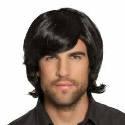 Boland Perruque Rétro Brune Homme