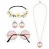 Boland Set D'accessoires Hippie Femme -FETE EN FOLIE Soldes set d accessoires hippie femme