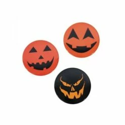 Set De 3 Badges Citrouilles 6.3cm