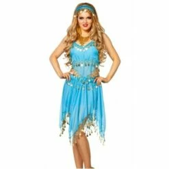 Set Déguisement Danseuse Orientale Turquoise